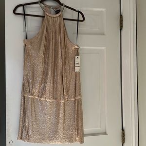 Sexy sequined mini dress